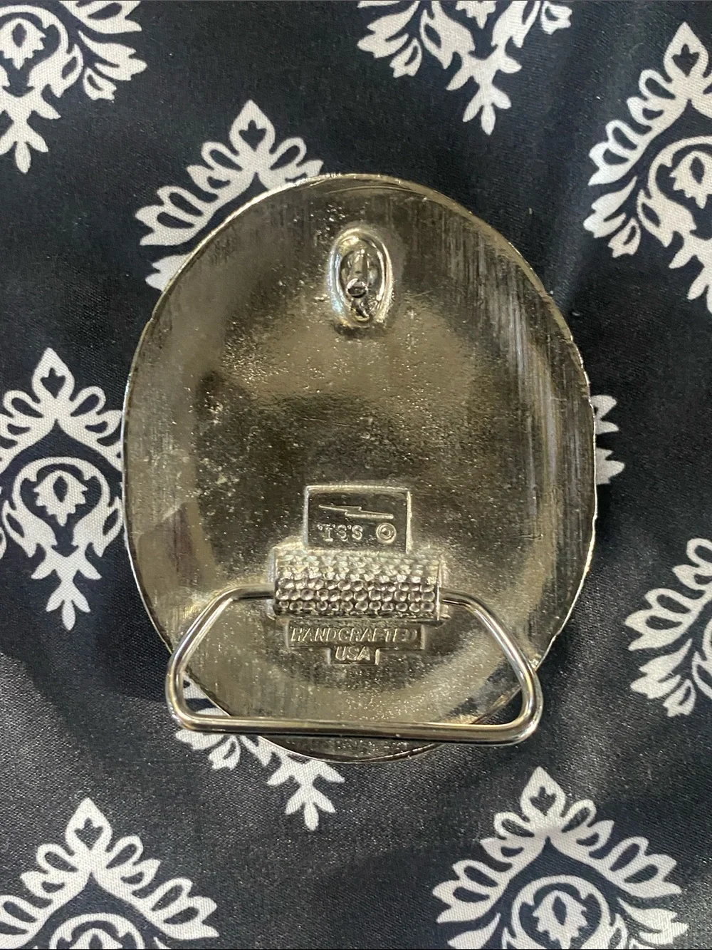 T3 Silver Handcrafted Western-Style Belt Buckle